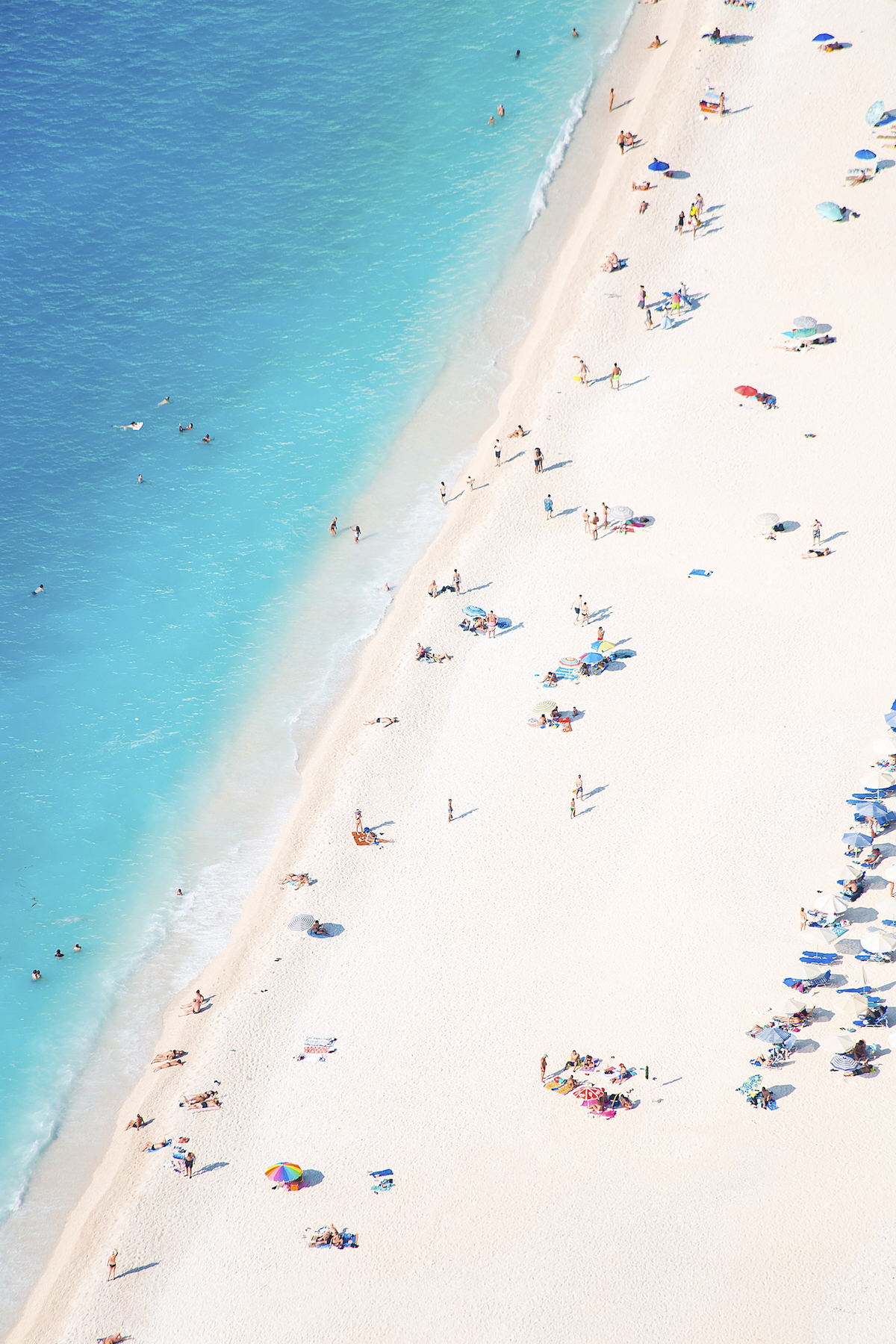 Aerial view of a Mediterranean beach # 2 - Limited Edition 1 of 20 Photography by Teodora Djordjevic