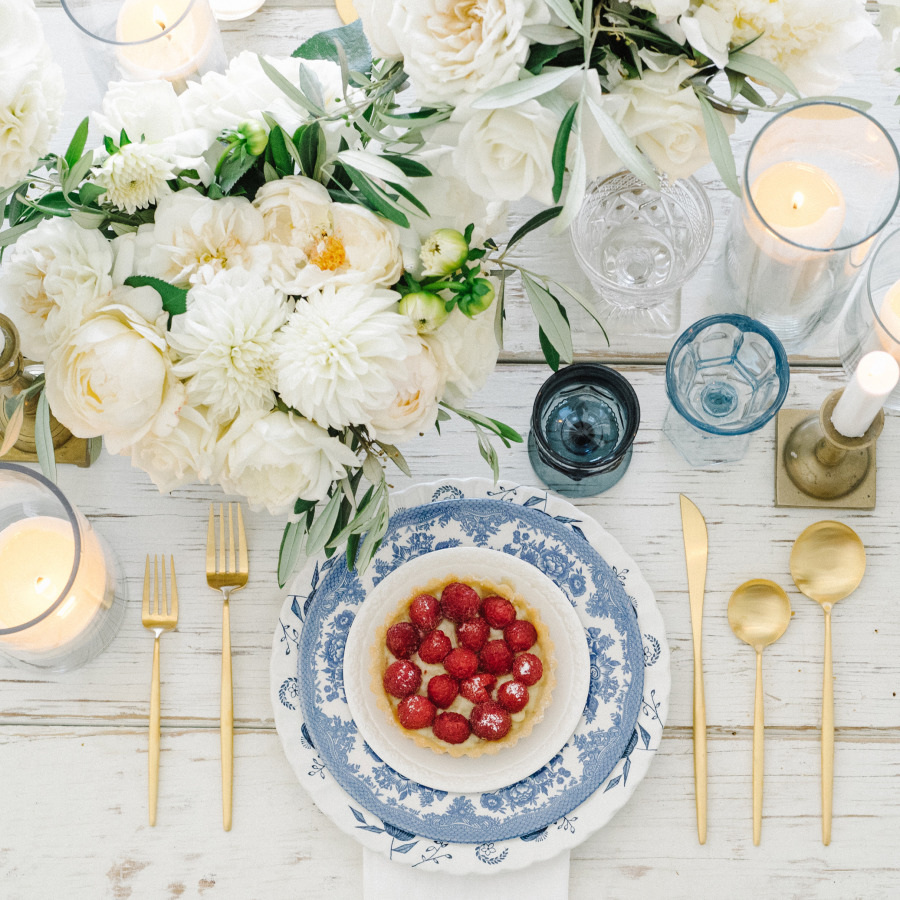 Eclectic July 4 Tablescape
