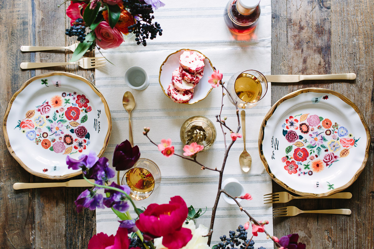 Photo by Mary Costa Photography, Designed by Leah Bergman of Freutcake and Anthropologie, Florals by Emblem Flowers