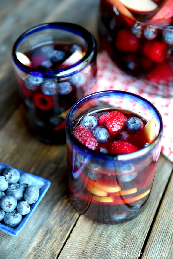 Red, White, and Blue Sangria
