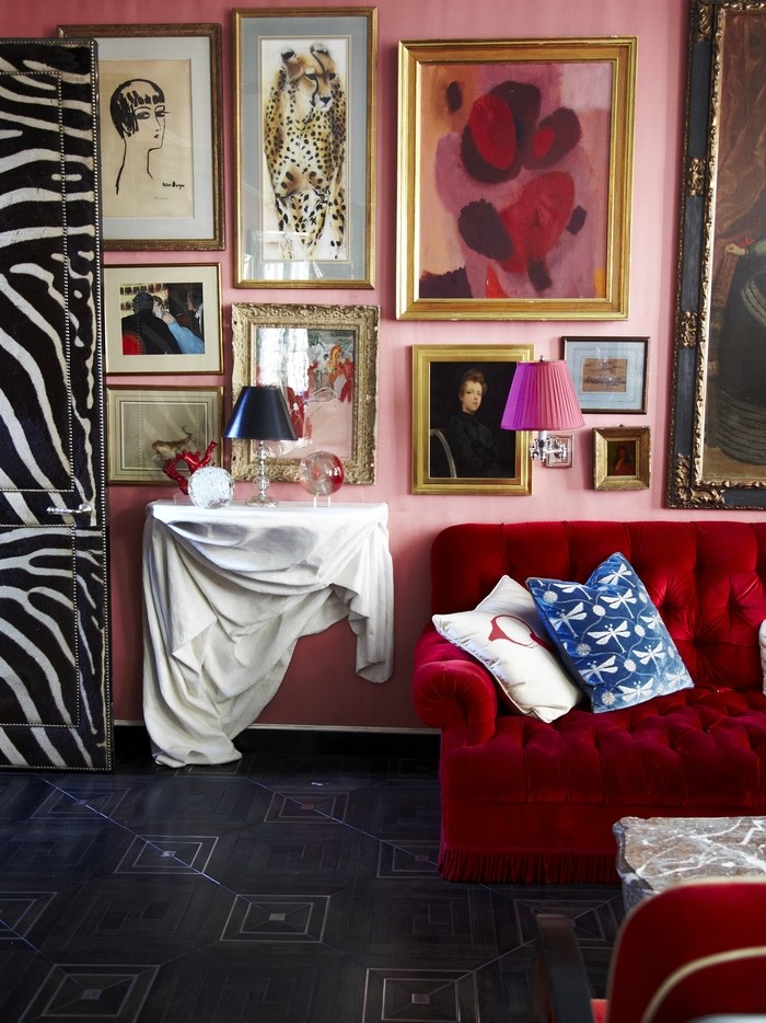 Design by Miles Redd, Photo by Paul Costello via Architectural Digest